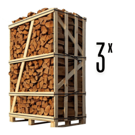 3 palettes de 3,3 stères – 33 cm