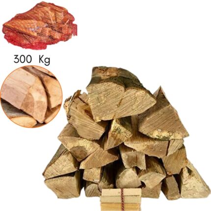 Sac de bois de chauffage 300 Kg Hêtre pour cheminées